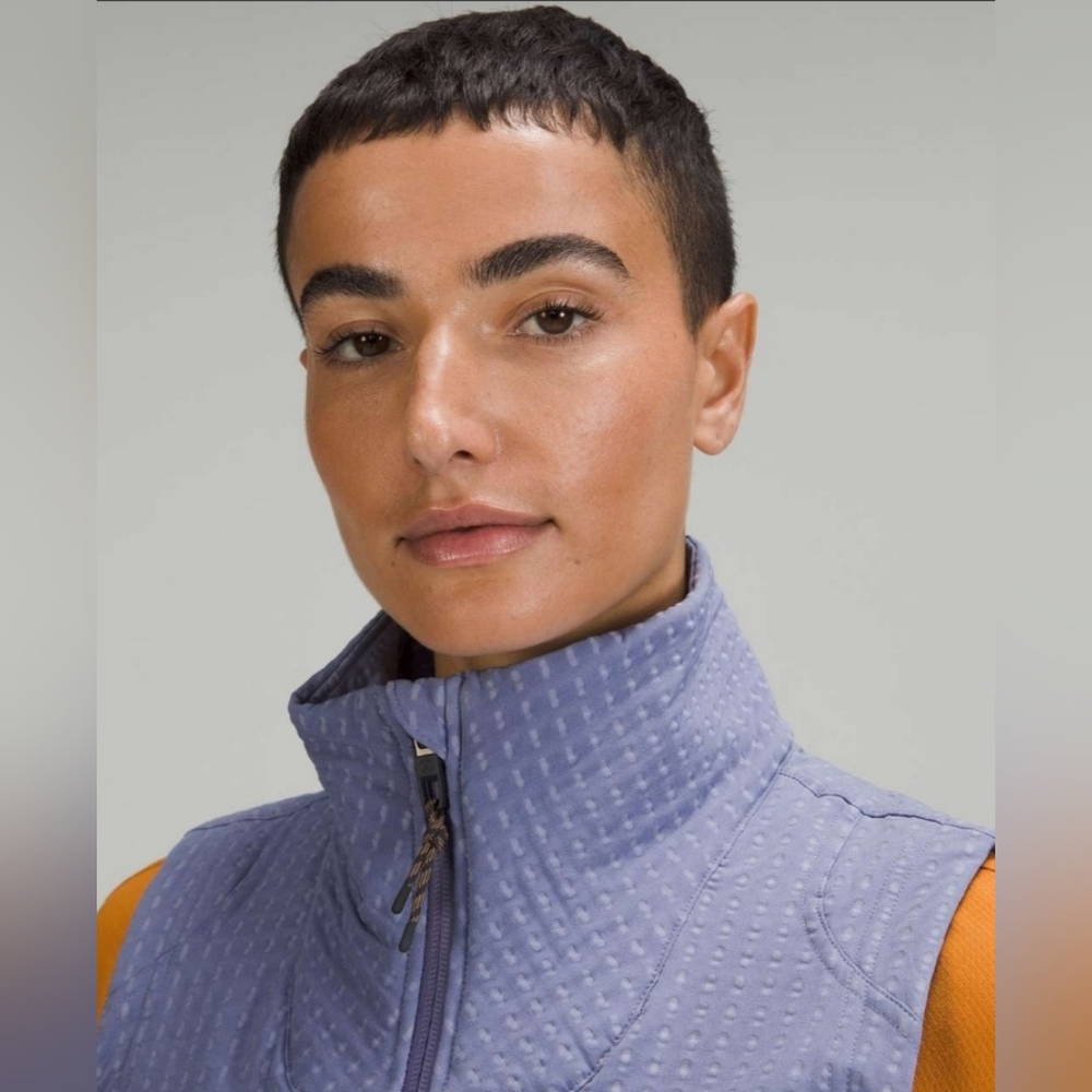 lululemon athletica Lavender Quilted Vest with High Collar - Picture 4 of 15